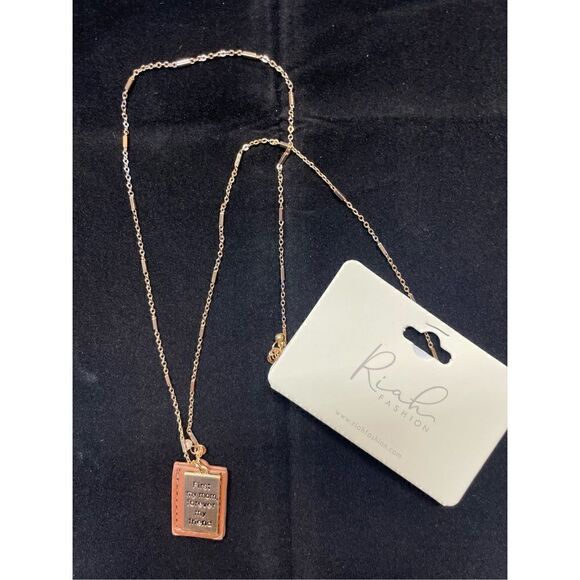 Mother’s Day Riah Fashion Engraved “First My Mom Forever My Friend” Necklace - Picture 6 of 10